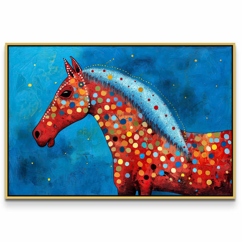 Painted Red Pony