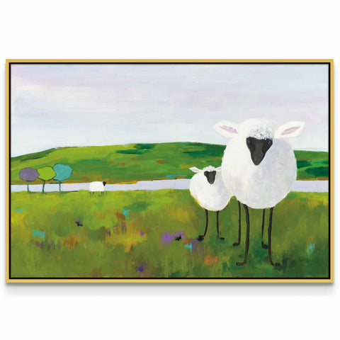 Sheep in the Meadow II