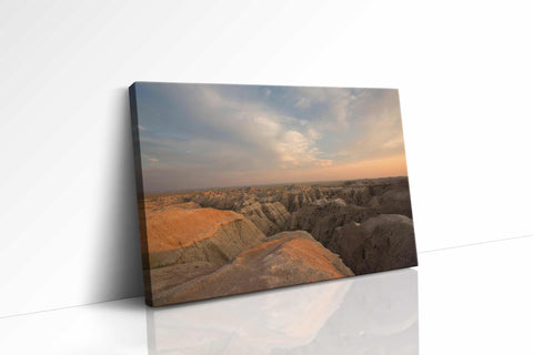 a picture of a desert landscape taken from a high point of view