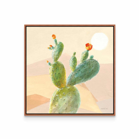 a painting of a cactus on a white background